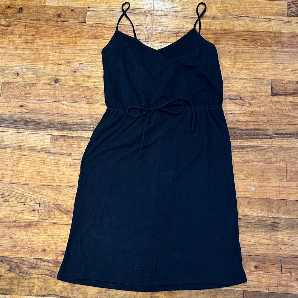 Old Navy Tie Strappy Sun Dress Black - medium